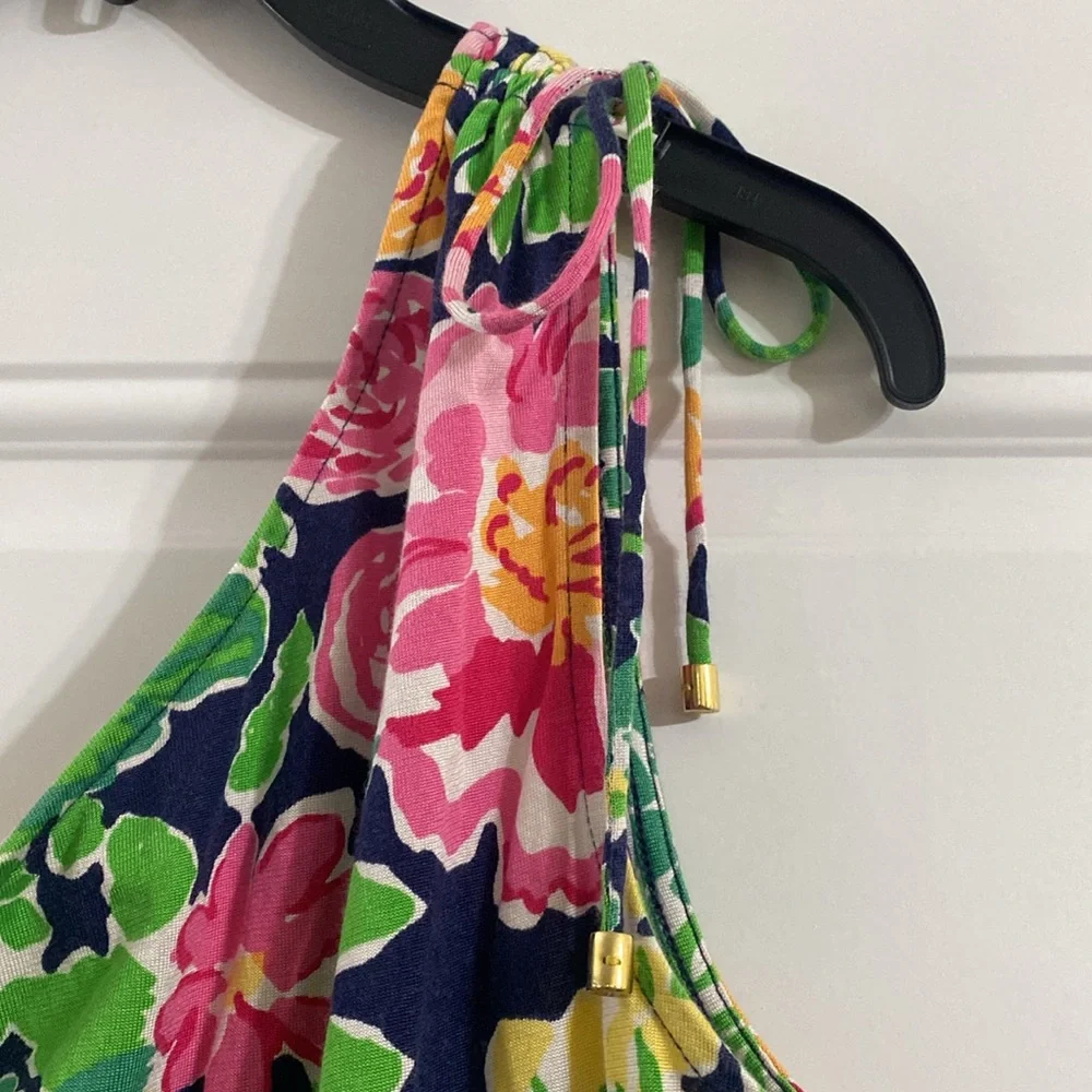 Lilly Pulitzer Pink and Green Floral Dress - Picture 3 of 5